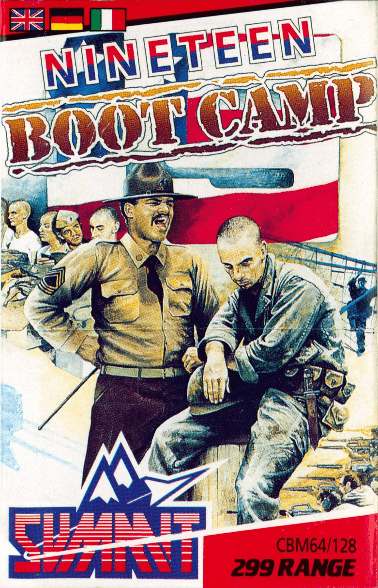 19 Part One: Boot Camp box art for Commodore 64